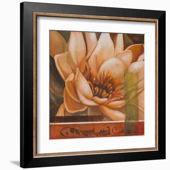 Flor de Loto II-Nelly Arenas-Framed Art Print