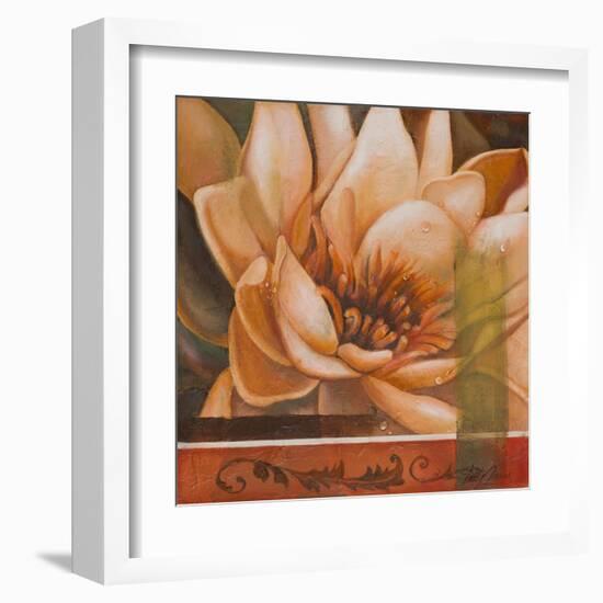 Flor de Loto II-Nelly Arenas-Framed Art Print