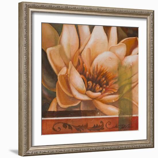 Flor de Loto II-Nelly Arenas-Framed Art Print