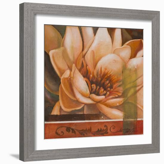 Flor de Loto II-Nelly Arenas-Framed Art Print