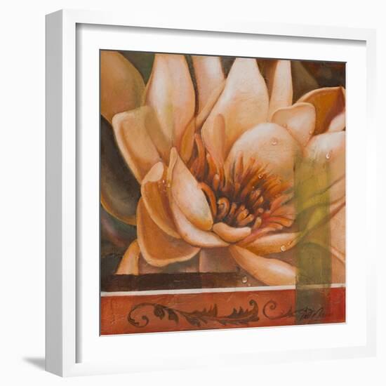 Flor de Loto II-Nelly Arenas-Framed Art Print