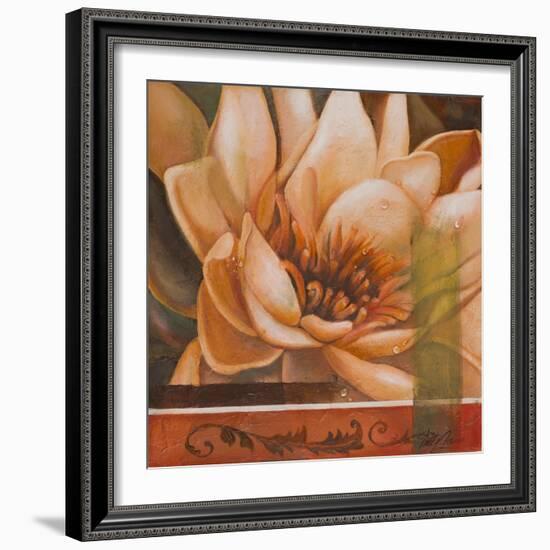 Flor de Loto II-Nelly Arenas-Framed Art Print