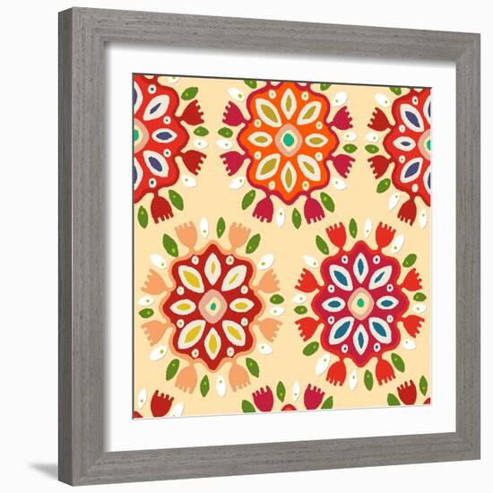 Flor-Sharon Turner-Framed Art Print