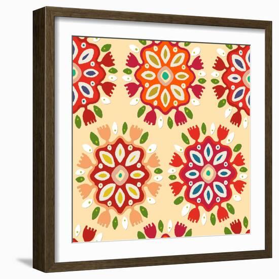 Flor-Sharon Turner-Framed Art Print