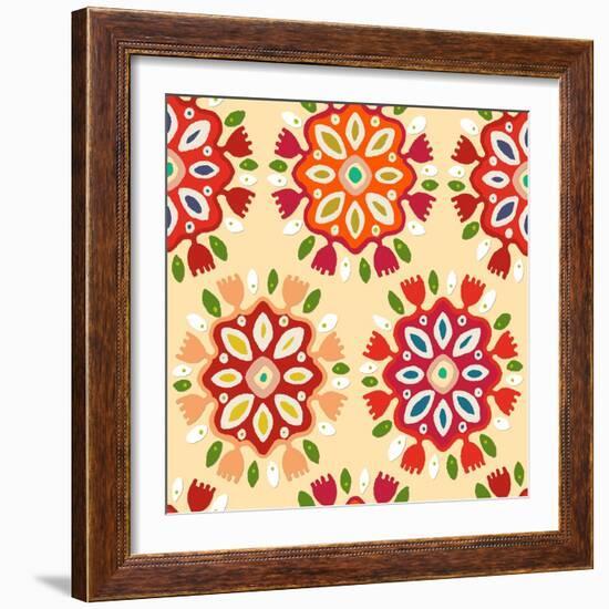 Flor-Sharon Turner-Framed Art Print