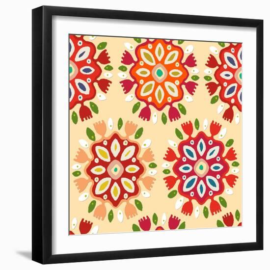 Flor-Sharon Turner-Framed Art Print