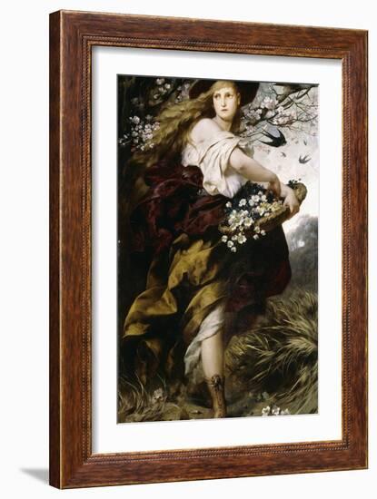 Flora, 1883-Ferdinand Keller-Framed Giclee Print