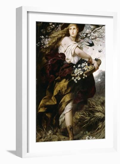 Flora, 1883-Ferdinand Keller-Framed Giclee Print