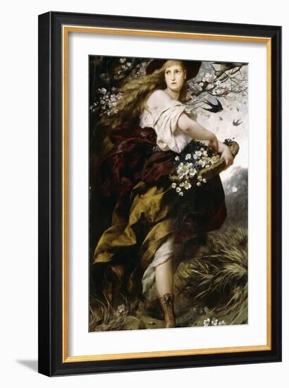 Flora, 1883-Ferdinand Keller-Framed Giclee Print