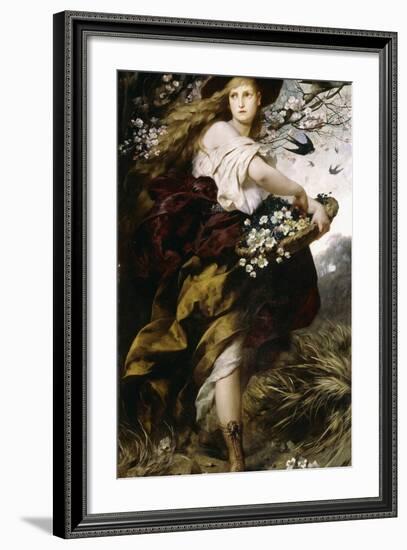 Flora, 1883-Ferdinand Keller-Framed Giclee Print