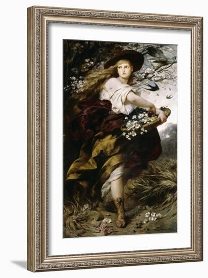 Flora. 1883-Ferdinand Keller-Framed Giclee Print