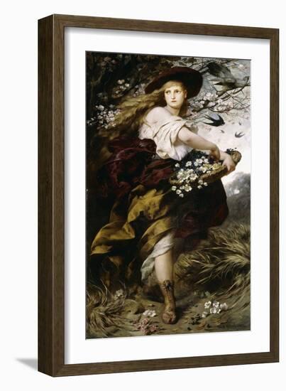 Flora. 1883-Ferdinand Keller-Framed Giclee Print