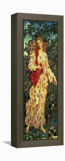 Flora, 1894-Evelyn De Morgan-Framed Premier Image Canvas