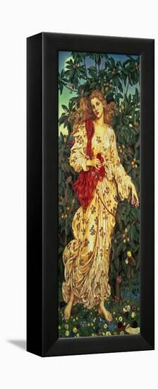 Flora, 1894-Evelyn De Morgan-Framed Premier Image Canvas