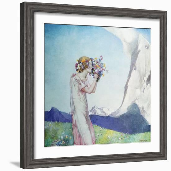 Flora Alpina-Edward Reginald Frampton-Framed Giclee Print