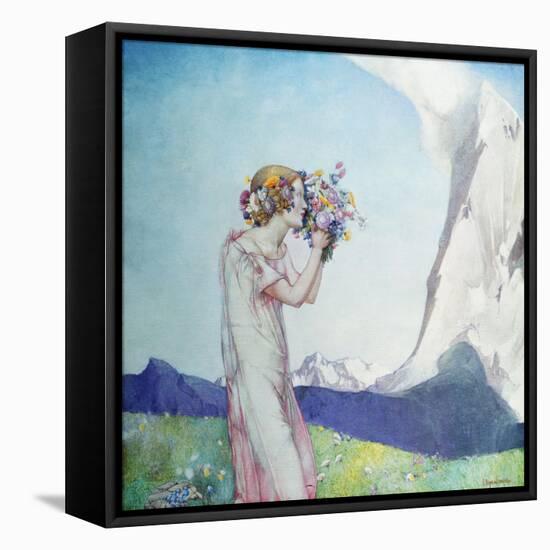 Flora Alpina-Edward Reginald Frampton-Framed Premier Image Canvas