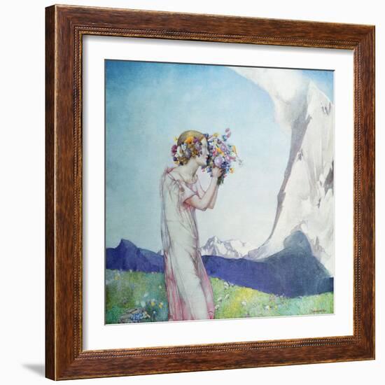 Flora Alpina-Edward Reginald Frampton-Framed Giclee Print