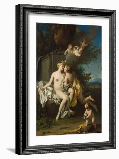 Flora and Zephyr, c.1730-Jacopo Amigoni-Framed Giclee Print