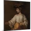 Flora, c.1654-Rembrandt van Rijn-Mounted Giclee Print