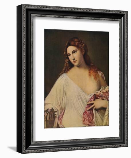 'Flora', c1515-1517, (c1915)-Titian-Framed Giclee Print