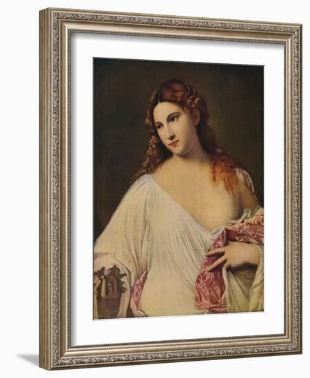 'Flora', c1515-1517, (c1915)-Titian-Framed Giclee Print