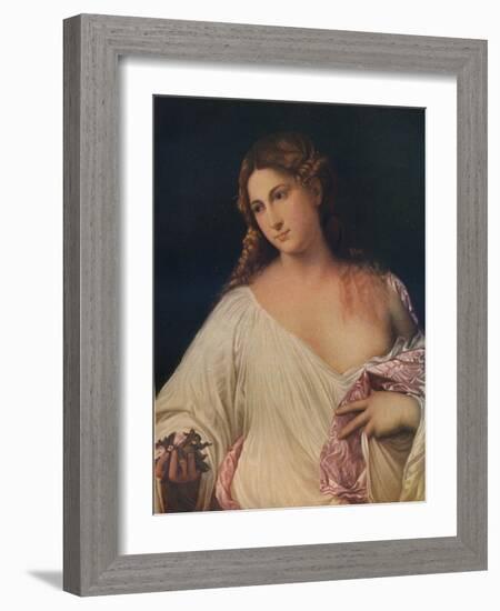 Flora, c1515, (1911)-Titian-Framed Giclee Print