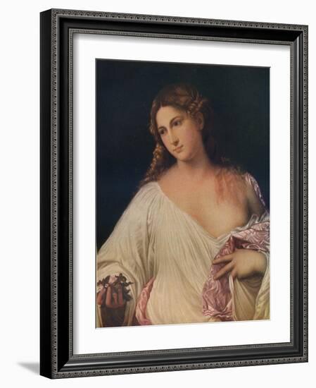 Flora, c1515, (1911)-Titian-Framed Giclee Print