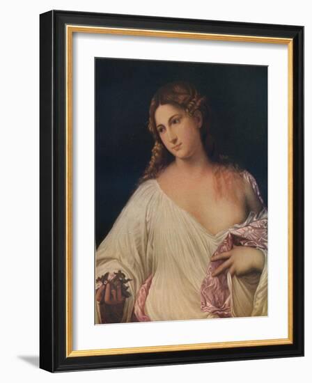 Flora, c1515, (1911)-Titian-Framed Giclee Print