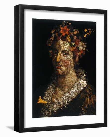 Flora, C1591-Giuseppe Arcimboldi-Framed Giclee Print