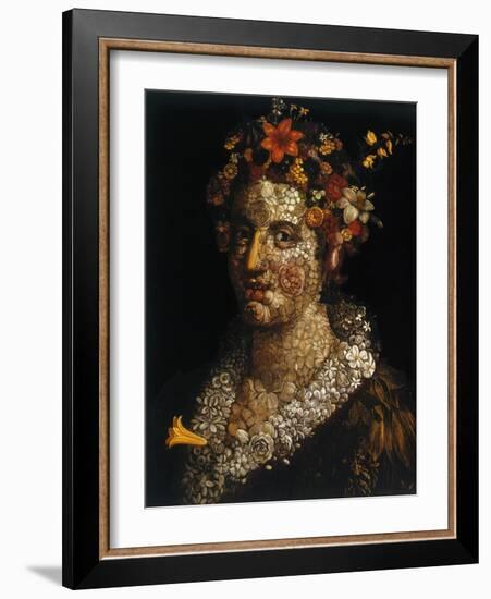 Flora, C1591-Giuseppe Arcimboldi-Framed Giclee Print