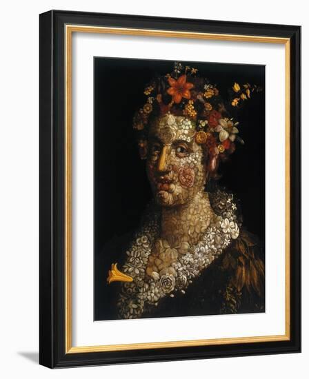 Flora, C1591-Giuseppe Arcimboldi-Framed Giclee Print