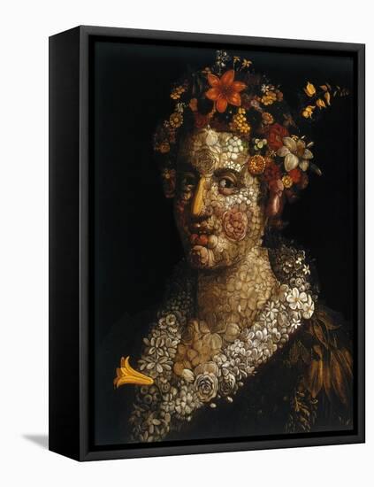 Flora, C1591-Giuseppe Arcimboldi-Framed Premier Image Canvas