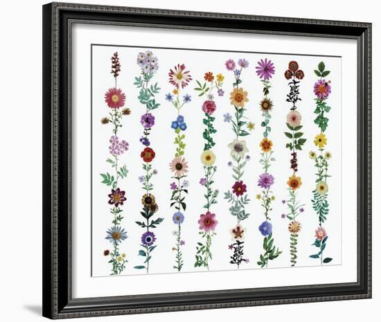 Flora Linea-Sharon Elphick-Framed Giclee Print