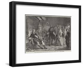 Flora Macdonald Introduced to Prince Charles Edward, after the Battle of Culloden-Alexander Johnston-Framed Giclee Print