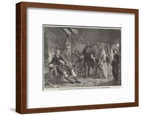 Flora Macdonald Introduced to Prince Charles Edward, after the Battle of Culloden-Alexander Johnston-Framed Giclee Print