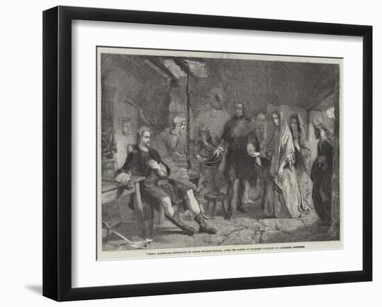 Flora Macdonald Introduced to Prince Charles Edward, after the Battle of Culloden-Alexander Johnston-Framed Giclee Print