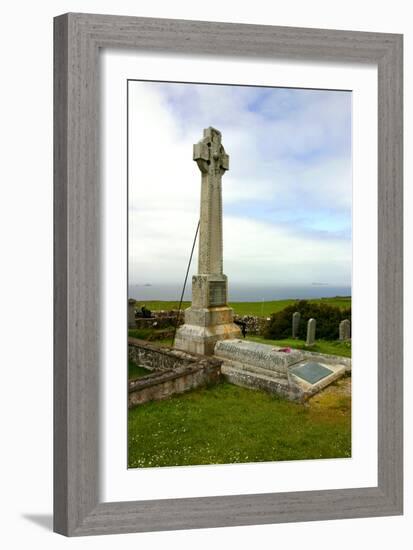 Flora Macdonalds Memorial, Kilmuir Graveyard, Skye, Highland, Scotland-Peter Thompson-Framed Photographic Print