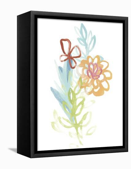 Flora Moderne I-June Vess-Framed Stretched Canvas