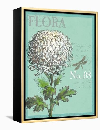 Flora Nouveau-Devon Ross-Framed Stretched Canvas