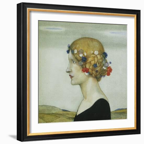 Flora of the Fields-Edward Reginald Frampton-Framed Giclee Print