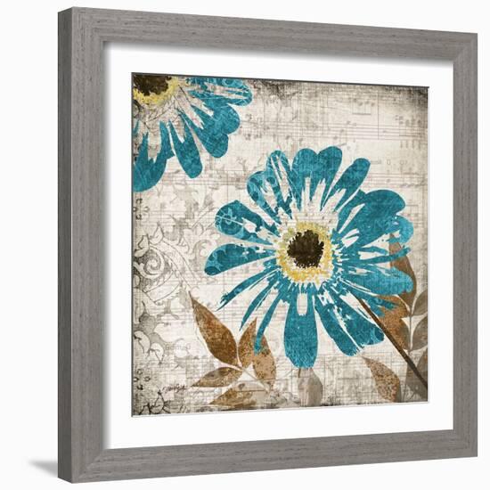 Flora Symphony 1-Diane Stimson-Framed Art Print