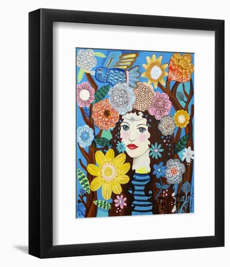 Flora-Mercedes Lagunas-Framed Art Print