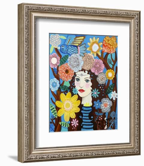 Flora-Mercedes Lagunas-Framed Art Print