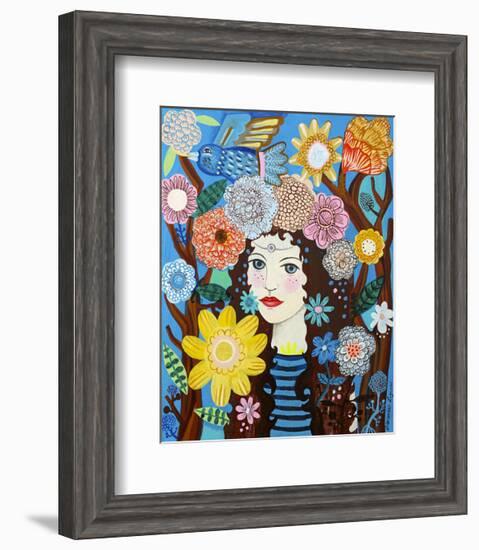 Flora-Mercedes Lagunas-Framed Art Print