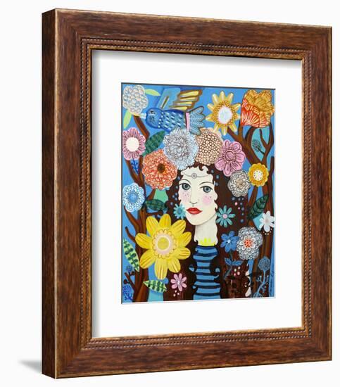 Flora-Mercedes Lagunas-Framed Art Print