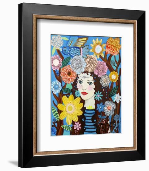 Flora-Mercedes Lagunas-Framed Art Print