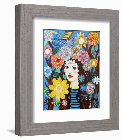 Flora-Mercedes Lagunas-Framed Art Print