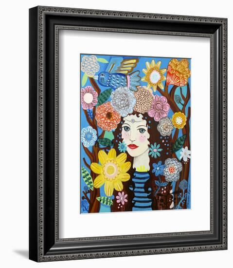 Flora-Mercedes Lagunas-Framed Art Print