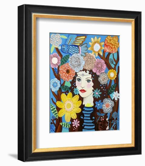 Flora-Mercedes Lagunas-Framed Art Print