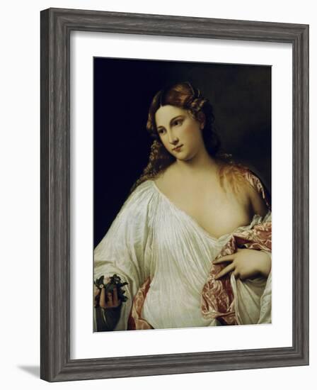 Flora-Titian (Tiziano Vecelli)-Framed Giclee Print